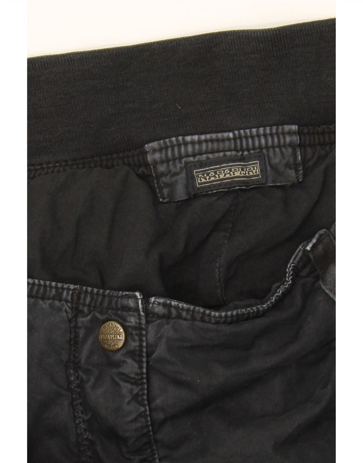 NAPAPIJRI Womens Straight Trousers W36 L34 Black Cotton Vintage Napapijri and Second-Hand Napapijri from Messina Hembry 