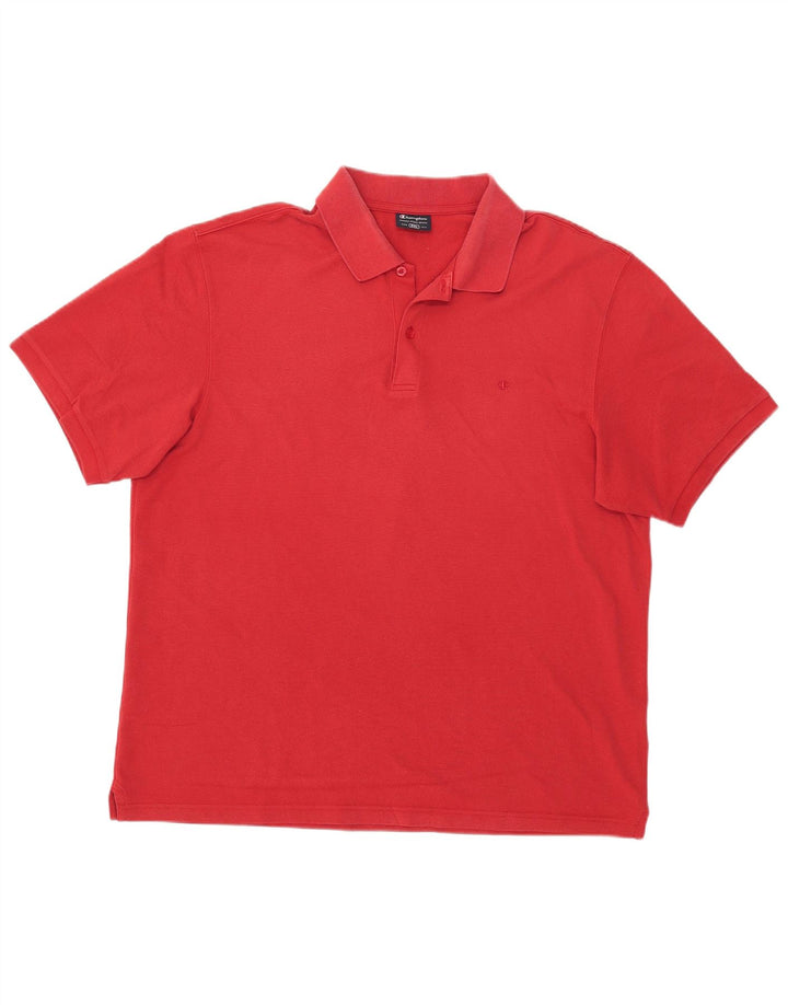 Camisa polo masculina Champion 2XL algodão vermelho