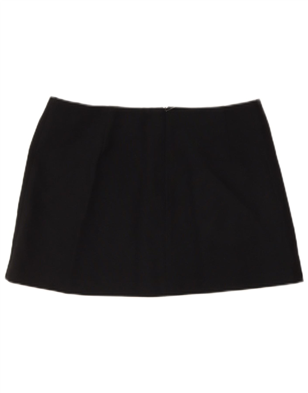 Mini saia feminina Benetton IT 42 médio W30 poliéster preto