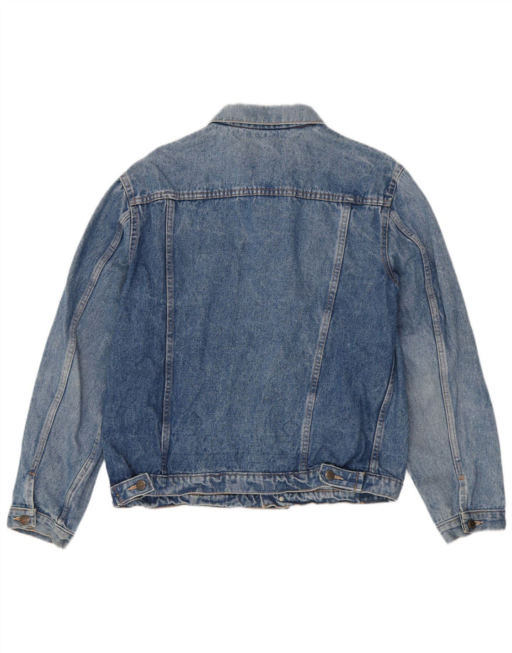 Jaqueta jeans masculina Rancheros UK 40 grande azul