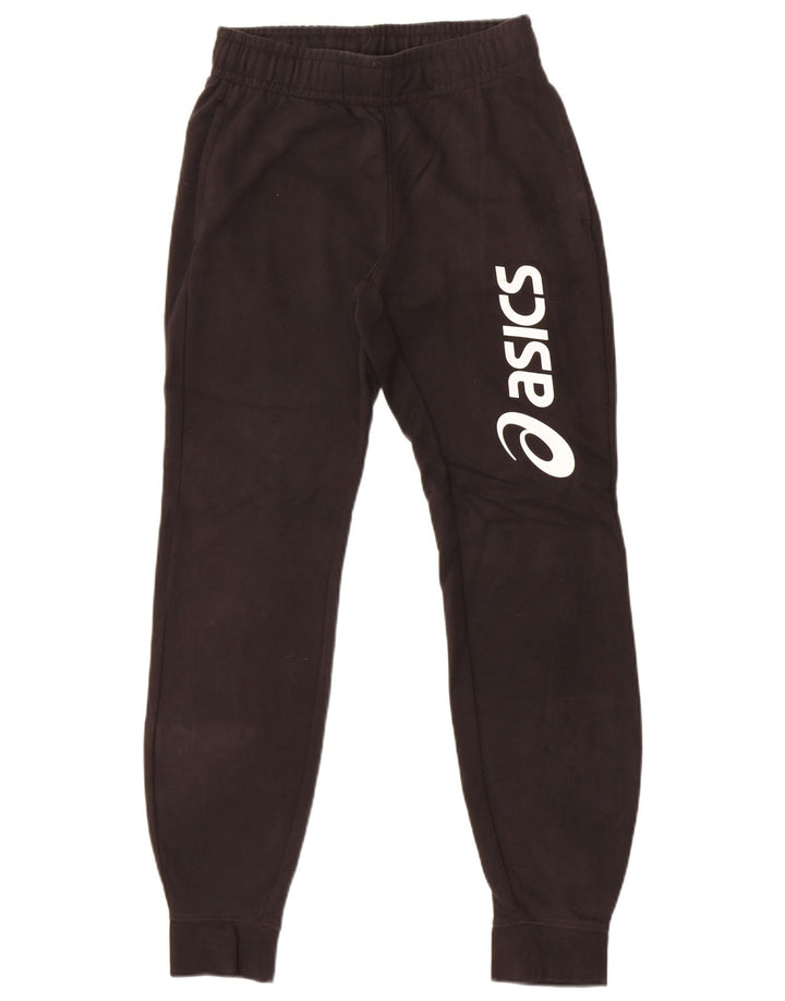 Calça de treino masculina Asics Graphic Joggers pequeno algodão preto
