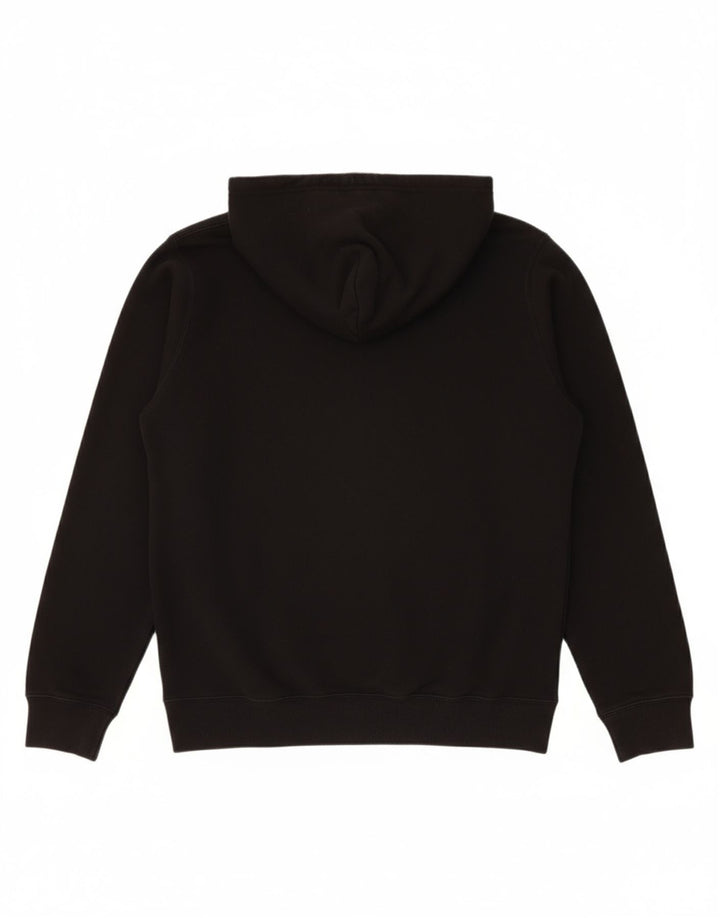 CHAMPION Suéter masculino com capuz e zíper gráfico médio preto