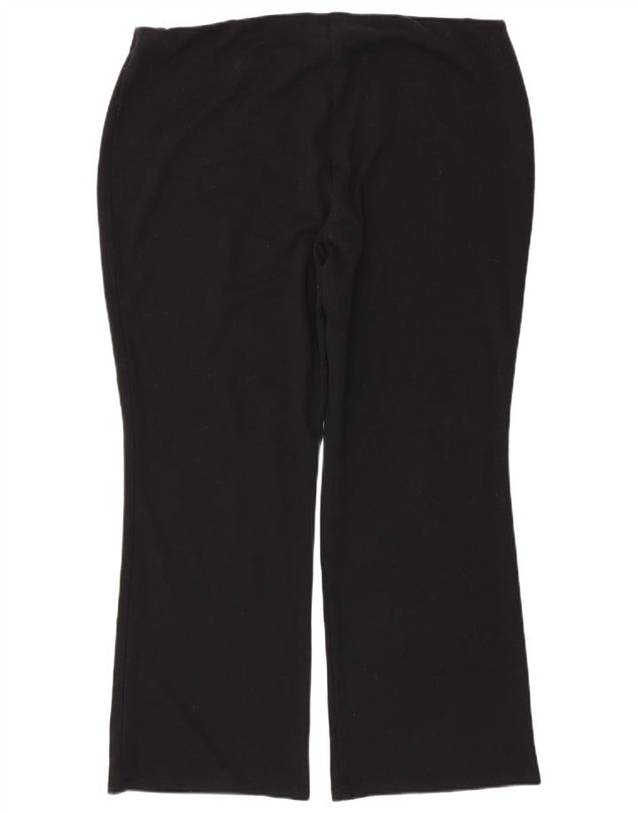 Calça de treino feminina Marks & Spencer UK 20 2XL poliéster preto