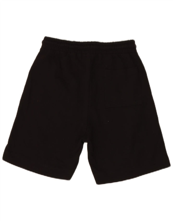 ZARA Mens Sport Shorts Pequeno Algodão Preto