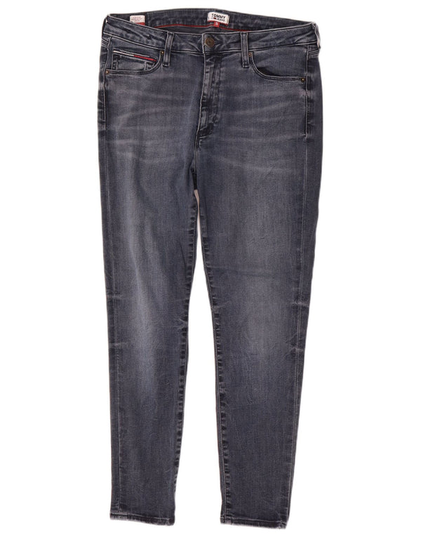 Jeans Tommy Hilfiger feminino cintura alta super skinny W31 L26 algodão azul