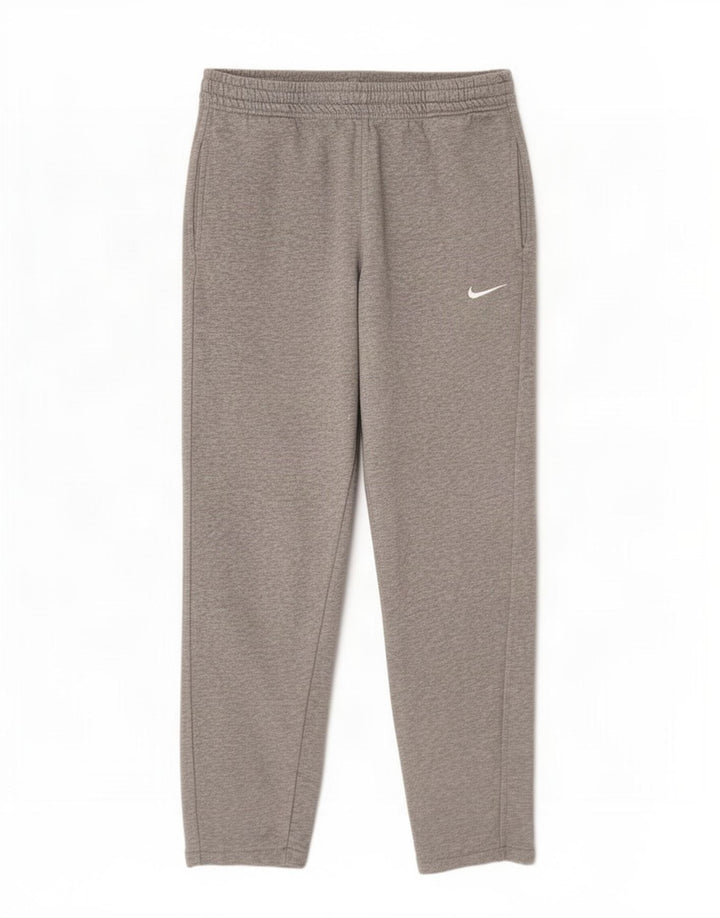 Calça de treino masculina Nike médio cinza manchado de algodão