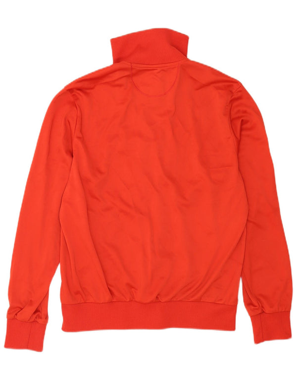 LOTTO Womens Tracksuit Top Jacket UK 16 Grande Vermelho