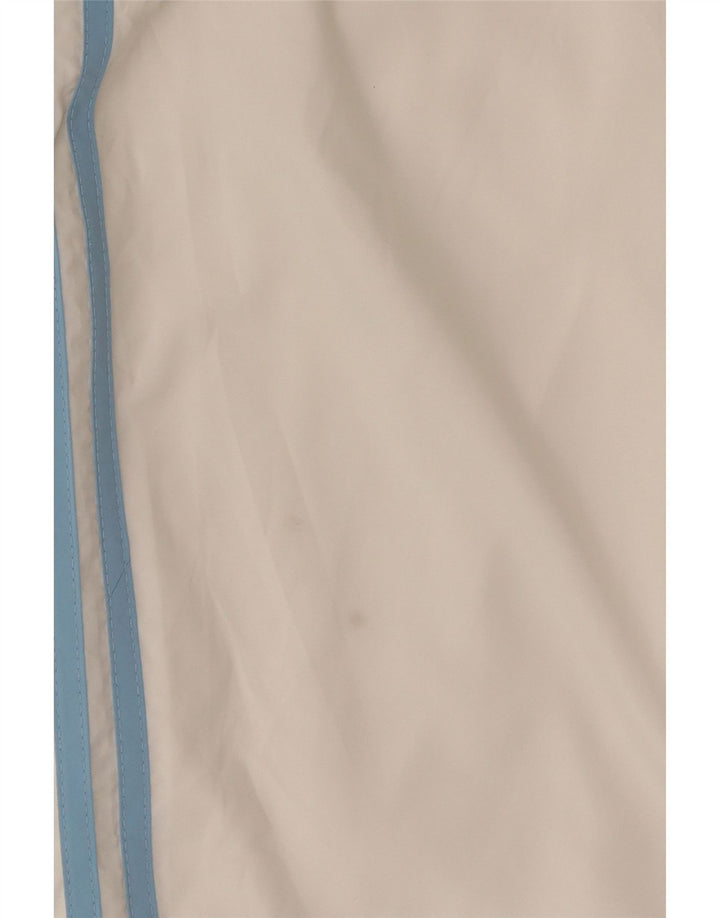 ADIDAS Womens Tracksuit Pants Joggers UK 10 Pequeno Poliéster Branco