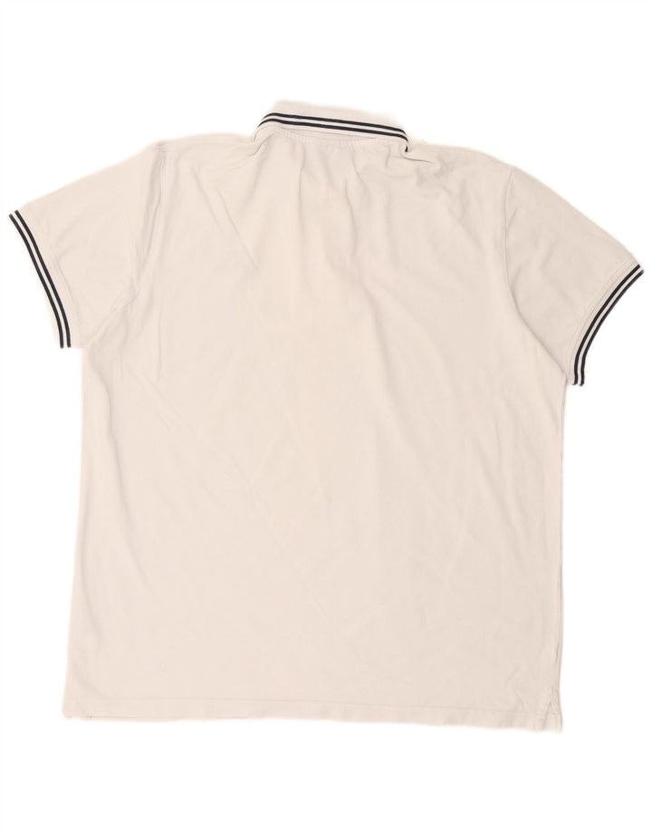 Camisa polo masculina KAPPA 2XL algodão branco