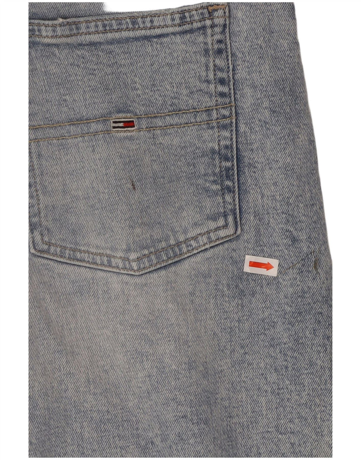 Jeans retos femininos TOMMY HILFIGER W28 L26 algodão azul