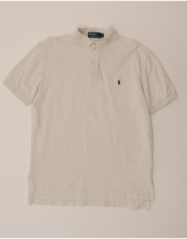 Polo Ralph Lauren Camisa masculina média algodão branco