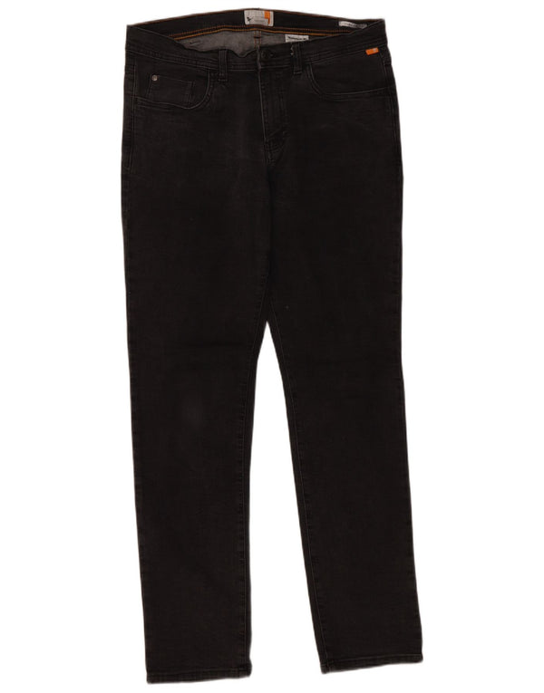 Timberland Mens Slim Jeans W32 L34 Cinza Algodão