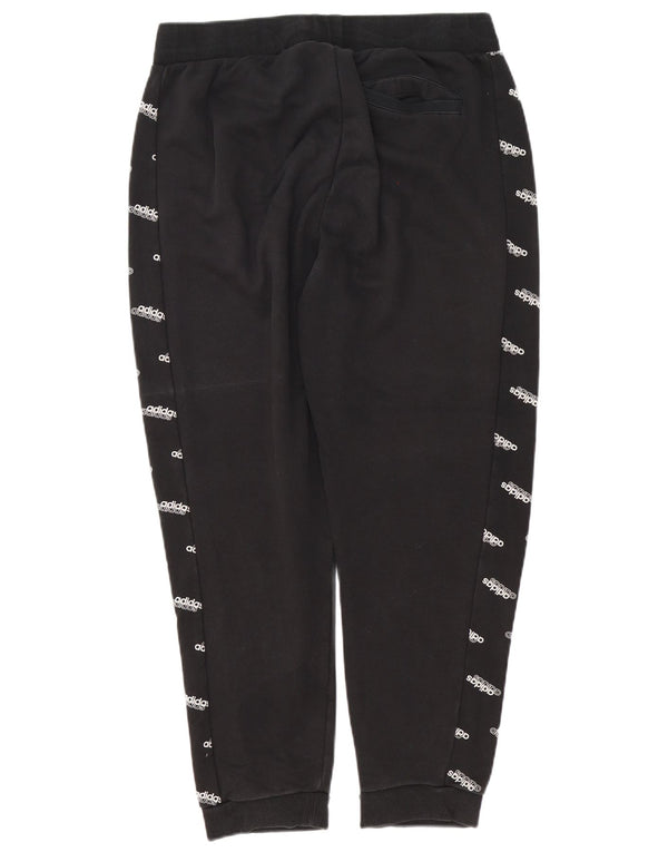 Adidas Mens Graphic Calças de treino Joggers XL algodão preto