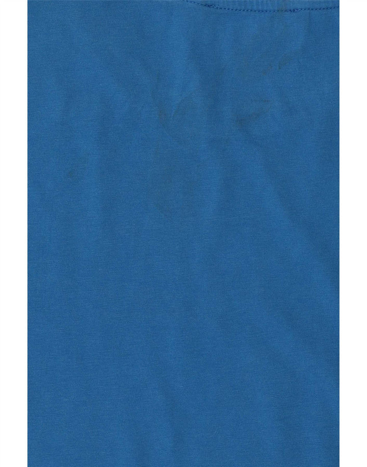 Camiseta masculina Trussardi Jeans gráfica azul médio