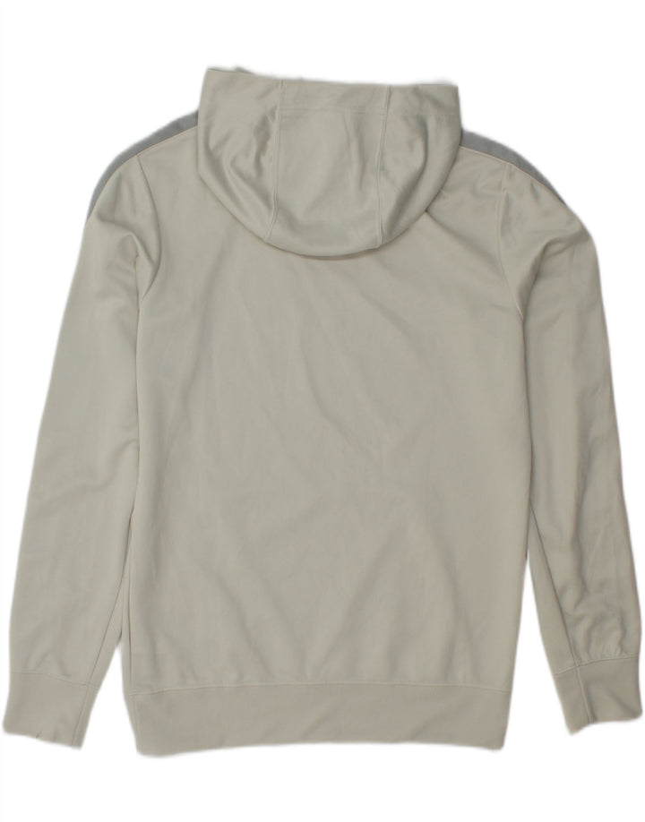 NIKE Mens Graphic Hoodie Jumper Pequeno Cinza Colourblock Poliéster