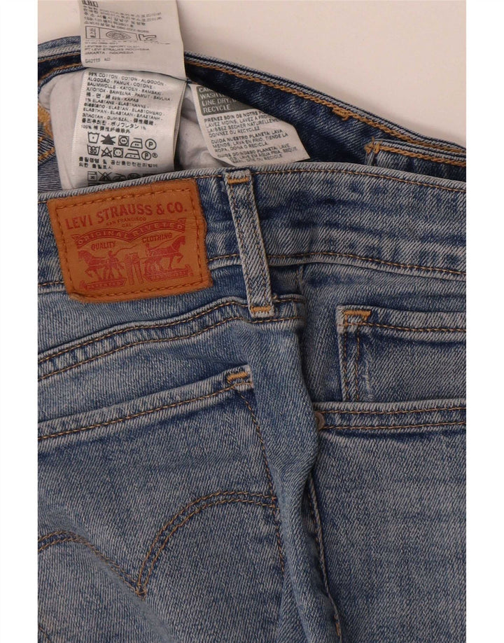 Calça jeans feminina Levi's 712 Slim W31 L32 azul algodão