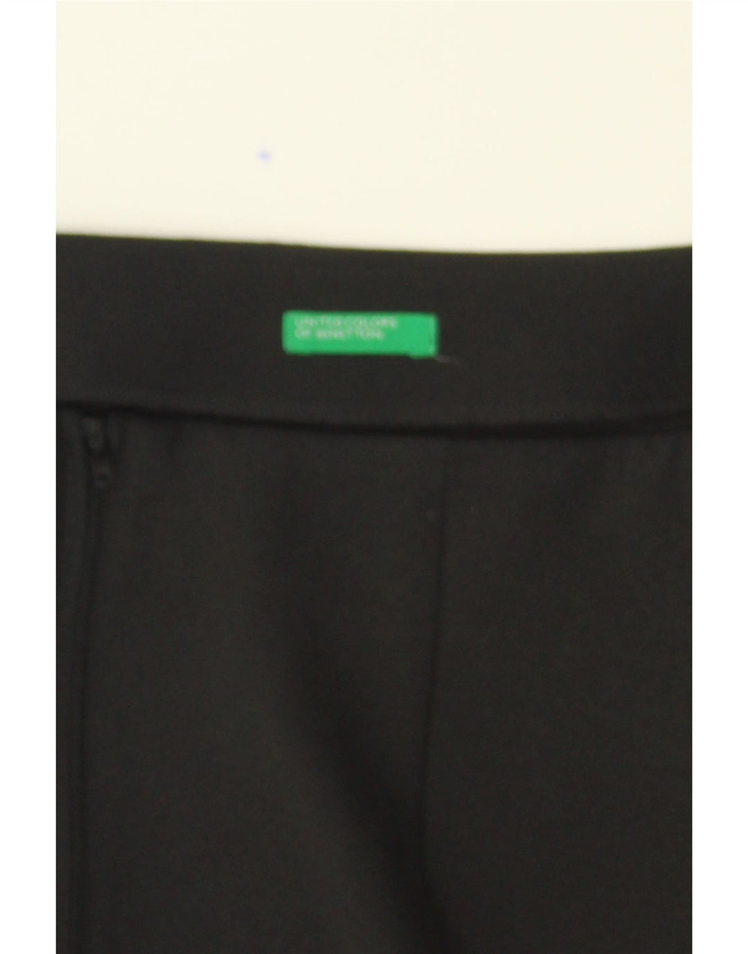 BENETTON Womens Straight Skirt IT 40 Small W28  Black Vintage Benetton and Second-Hand Benetton from Messina Hembry 
