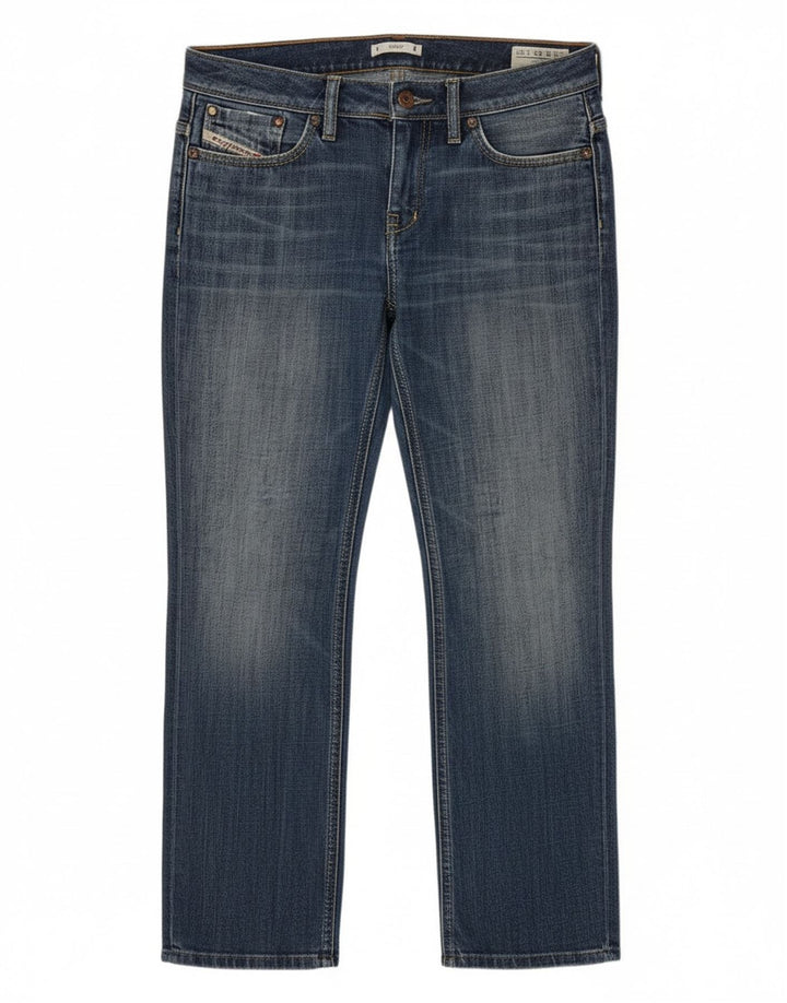 Diesel feminino BEBEL Slim Jeans W28 L27 Azul Algodão