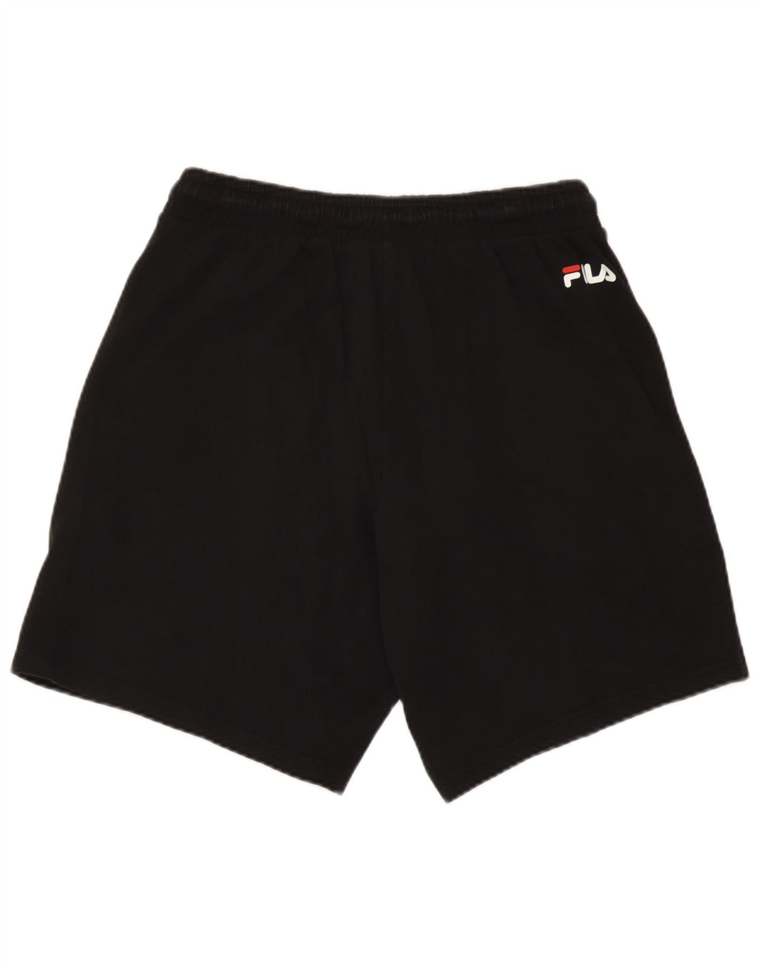 Fila Mens Graphic Sport Shorts Pequeno Algodão Preto