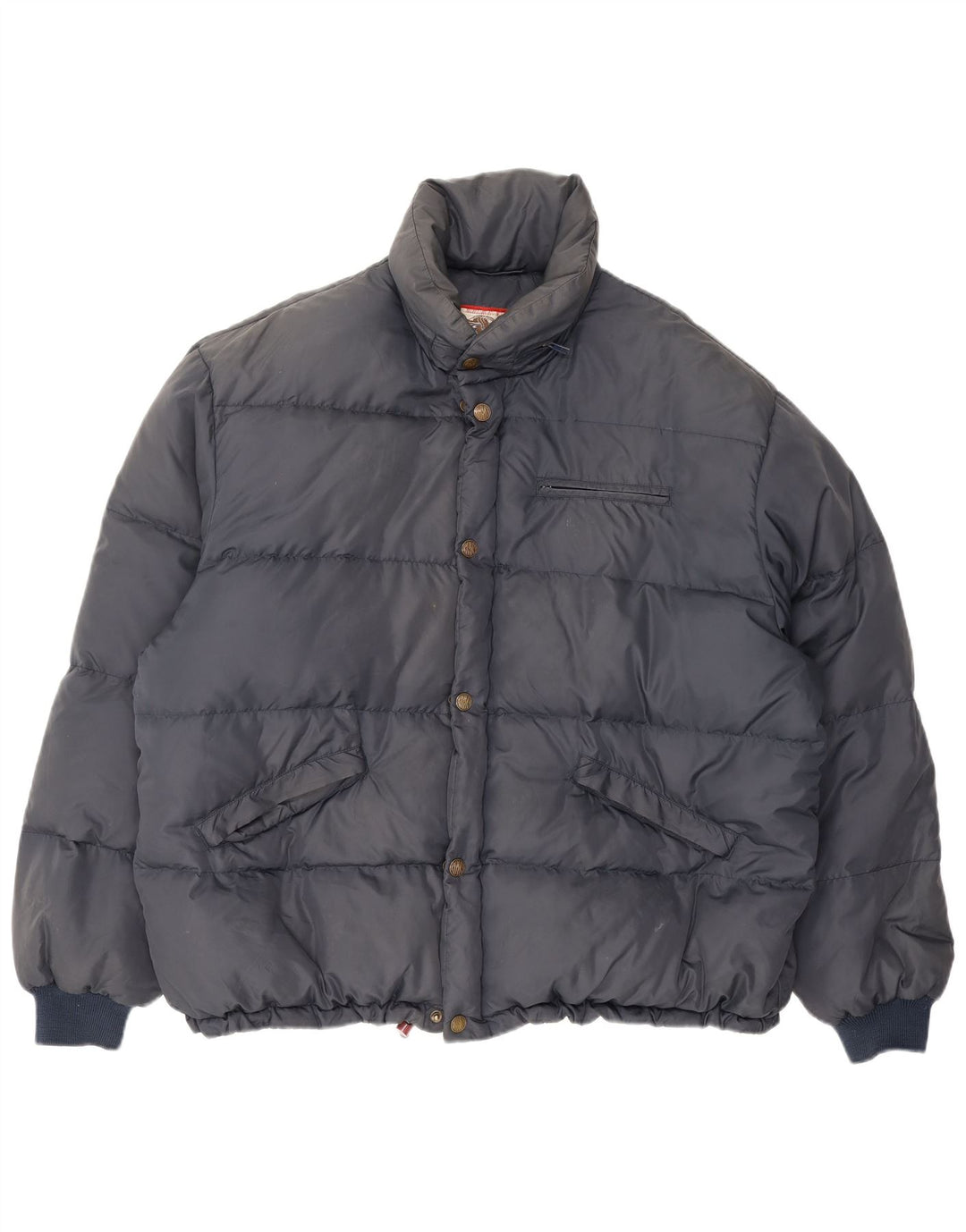 Jaqueta acolchoada masculina Replay UK 42 XL azul marinho