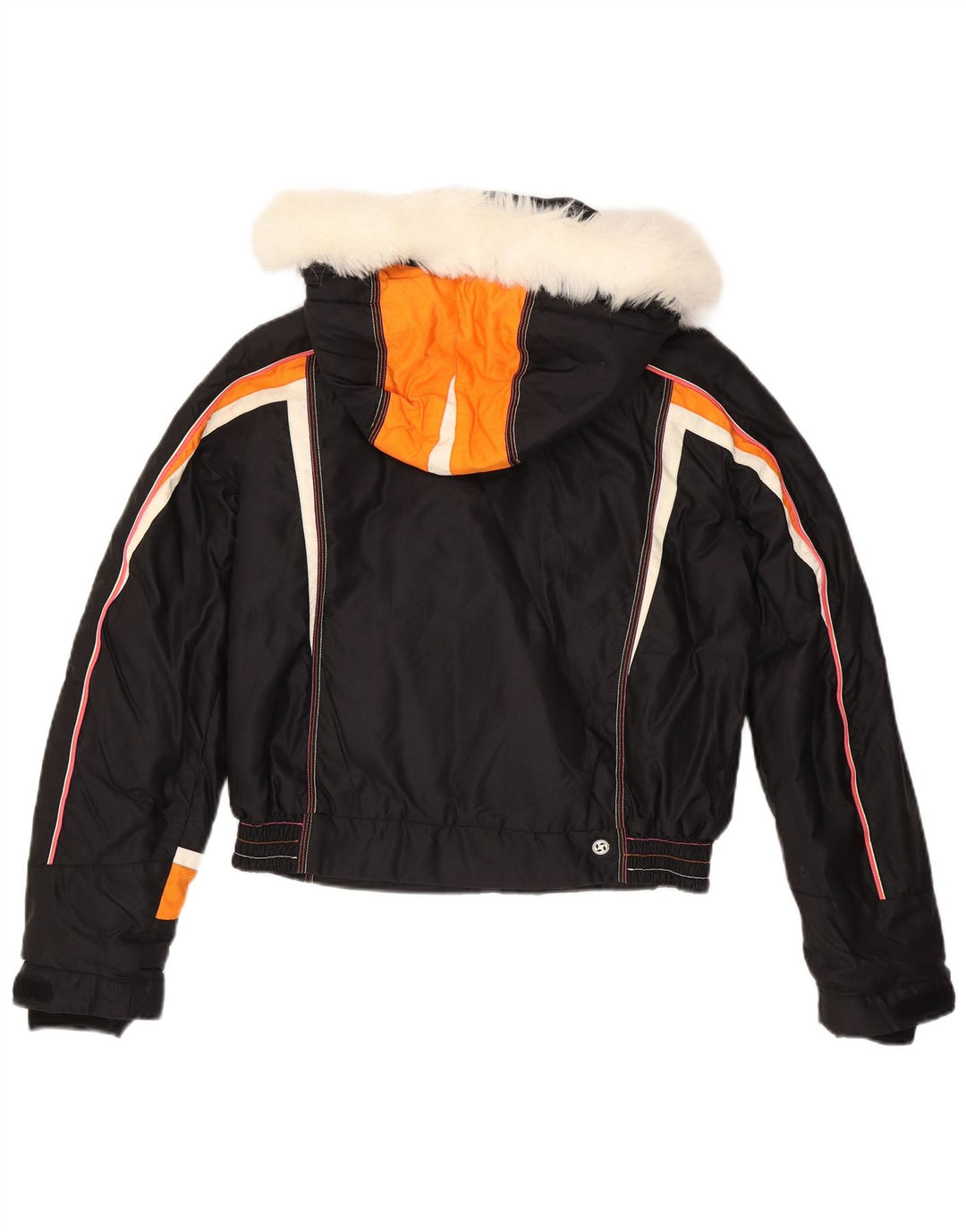 Jaqueta corta-vento feminina Colmar com capuz EU 44 2XL preto colorblock