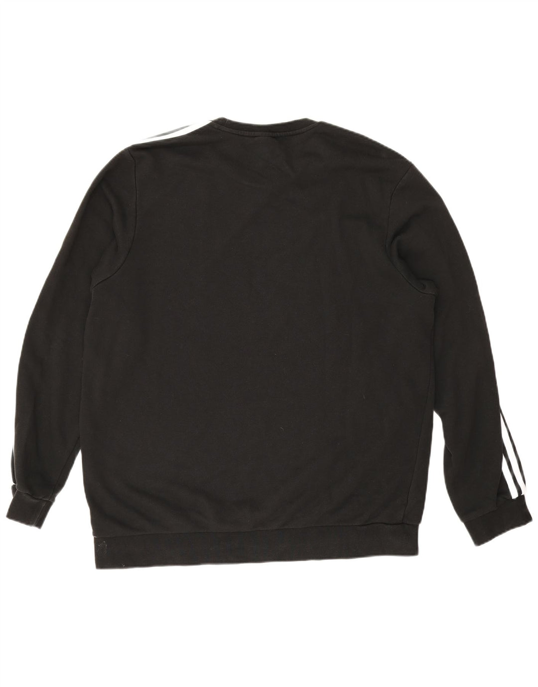 Adidas Mens Moletom Jumper XL Algodão Preto