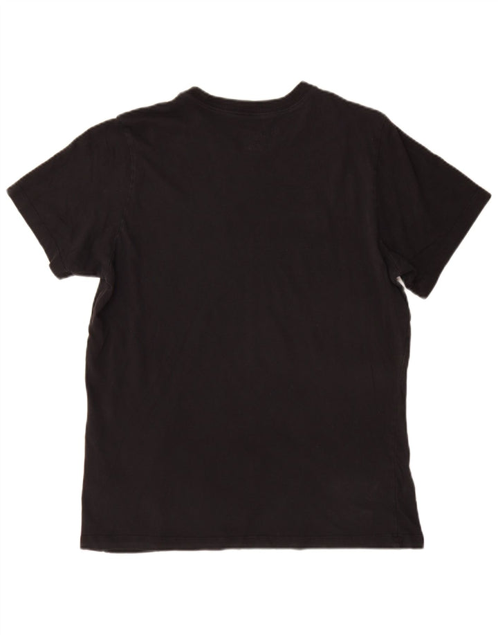 Camiseta gráfica masculina Nike grande algodão preto