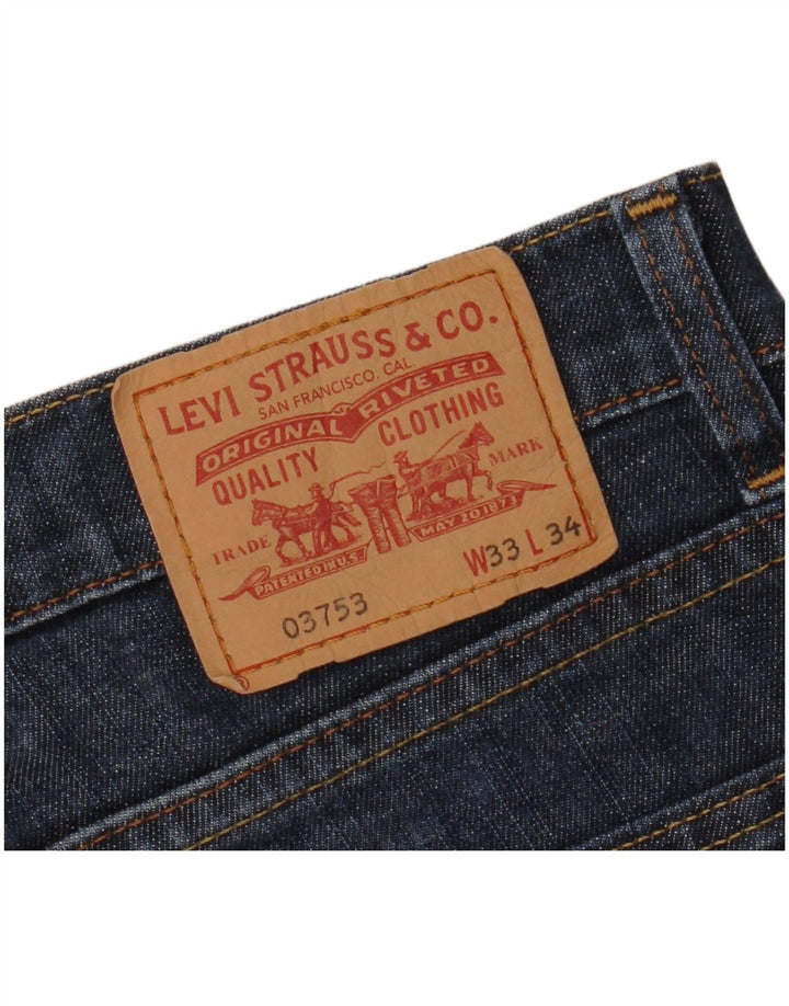 Jeans Slim Masculino Levi's W33 L30 Azul Marinho