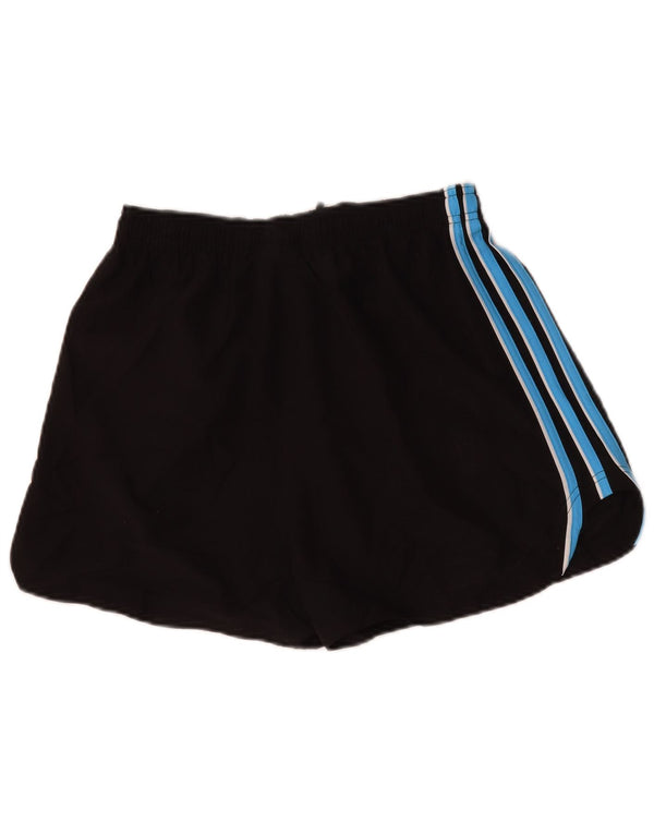 Adidas Womens Sport Shorts UK 16 Large Black Polyester