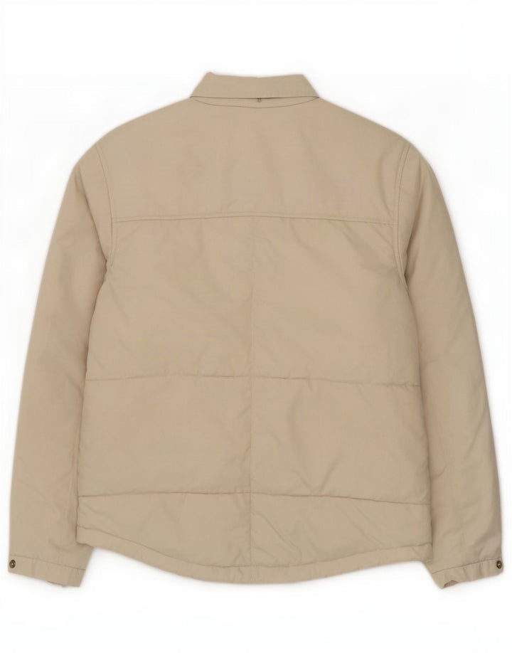 Jaqueta Nike Feminina Oversized Acolchoada US 4/6 Pequena Bege Poliéster