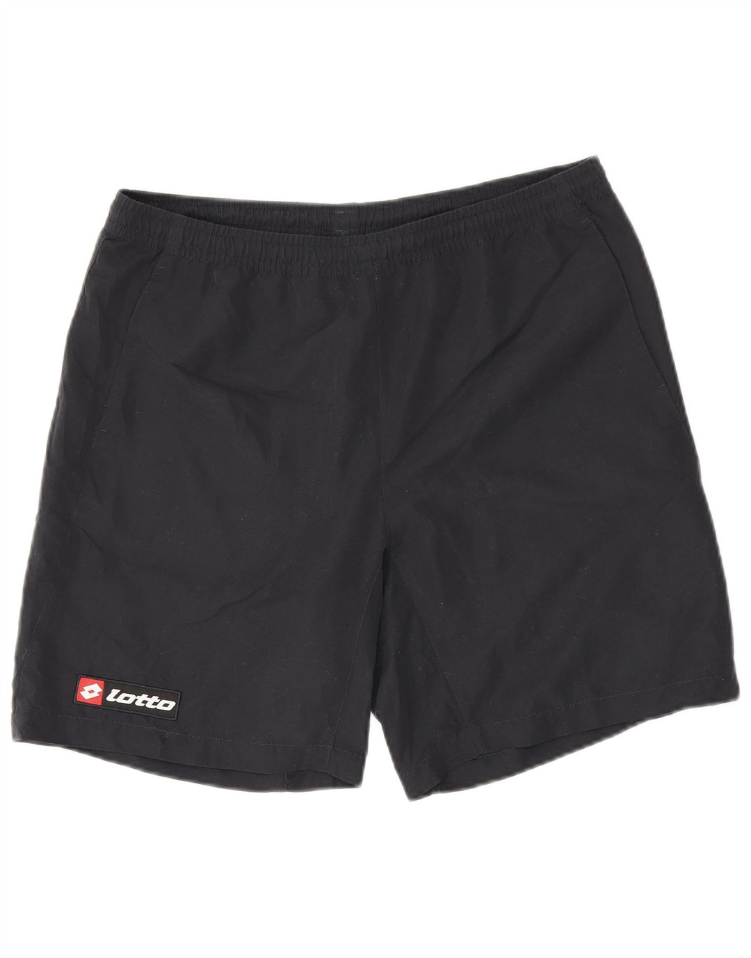 Shorts esportivos masculinos LOTTO grandes pretos