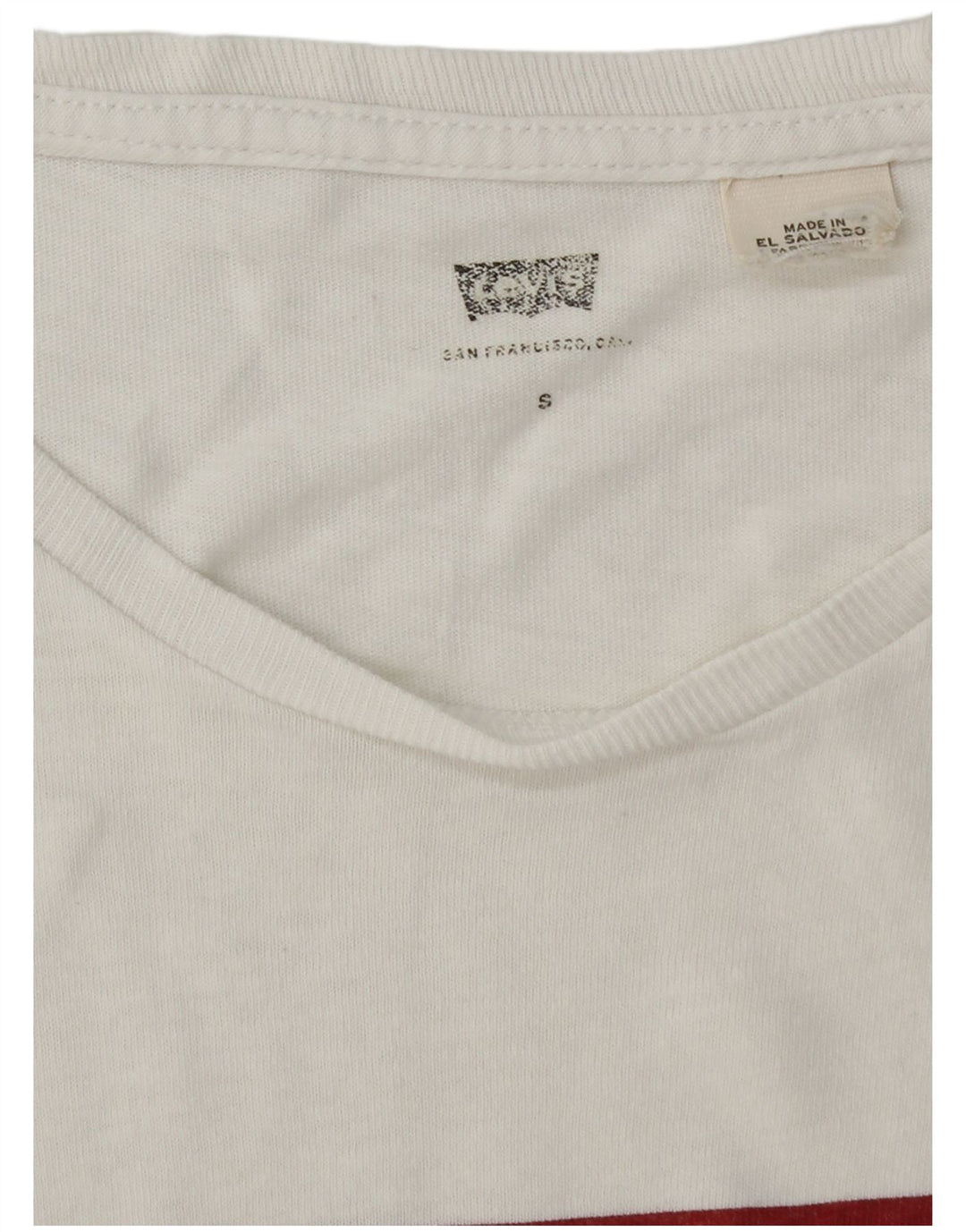 Camiseta masculina gráfica Levi's Top pequeno branco