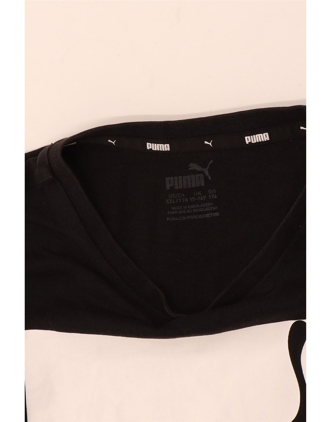 Camiseta PUMA Meninos Graphic 15-16 Anos Preto