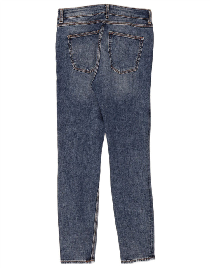 Zara Jeans Skinny Feminino EU 40 Médio W30 L27 Azul