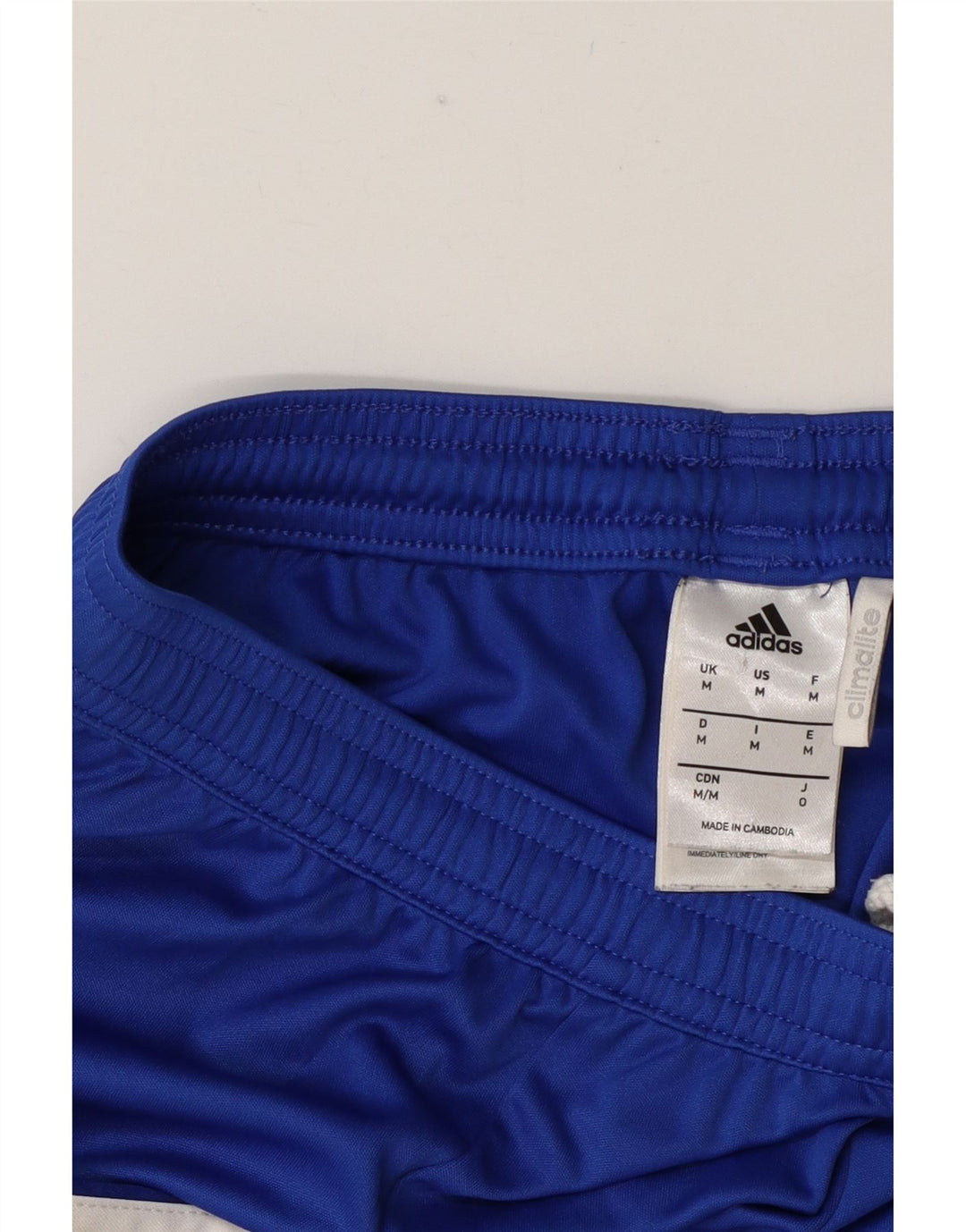 Adidas Masculino Climalite Sport Shorts Médio Azul Colorblock Poliéster
