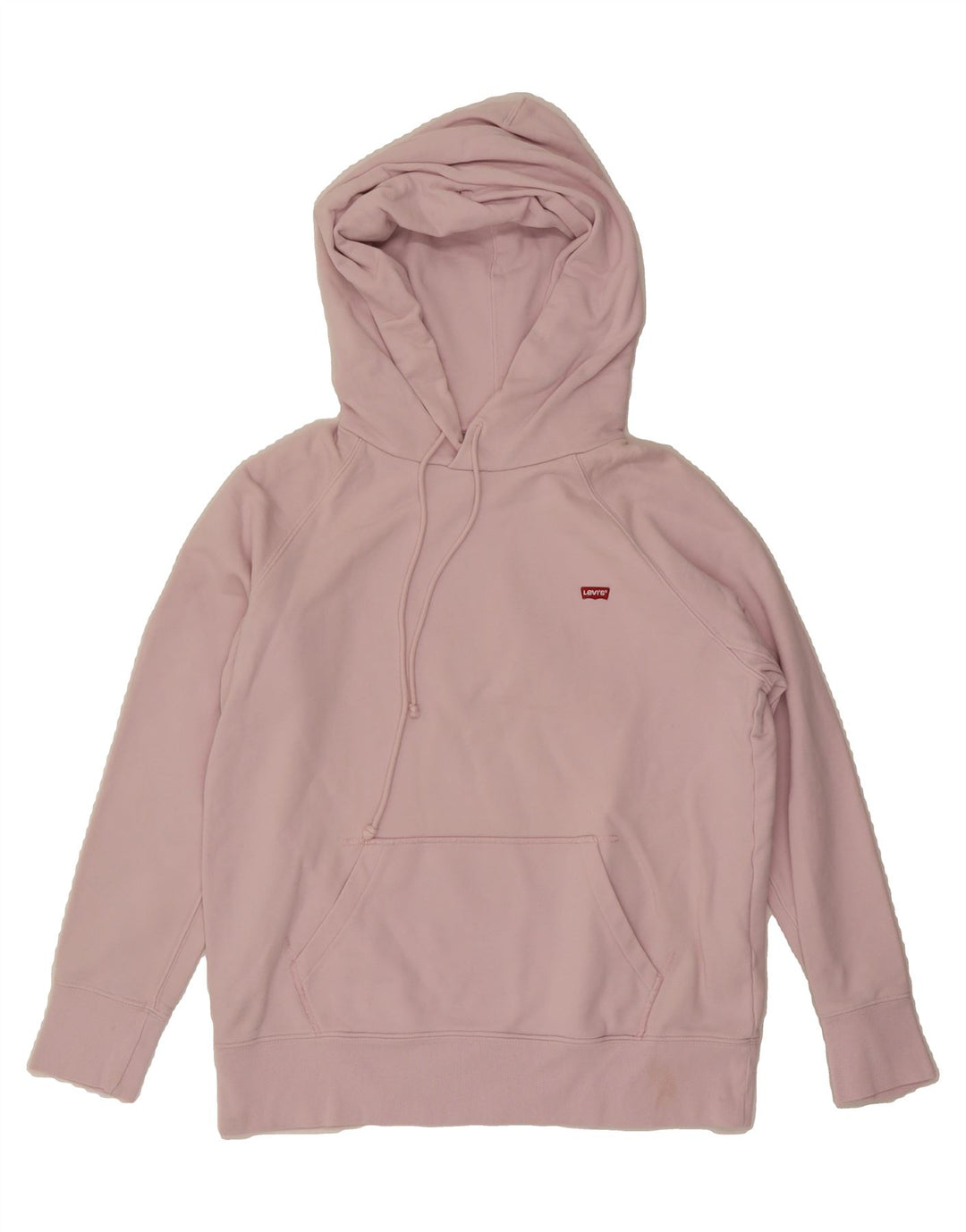 LEVI'S Mens Hoodie Jumper Small Pink Cotton Vintage Levi's and Second-Hand Levi's from Messina Hembry 