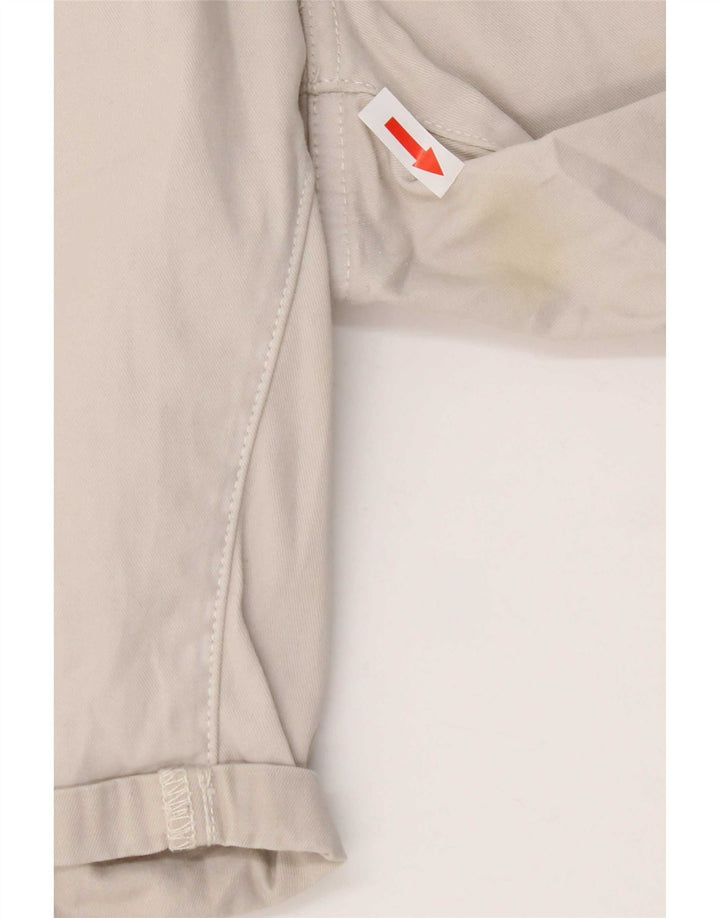 Shorts casuais masculinos G-Star W31 algodão cinza médio