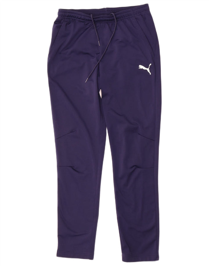 Calça de treino masculina Puma médio azul marinho poliéster
