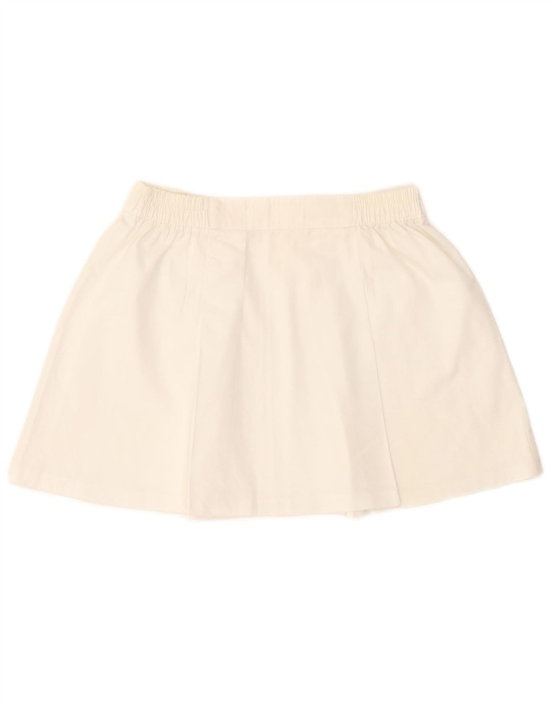 Saia de tênis feminino Diadora UK 10 pequeno poliéster branco