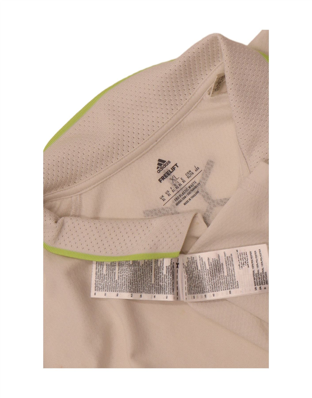 Adidas Mens Aeroready Polo XL Branco Poliéster