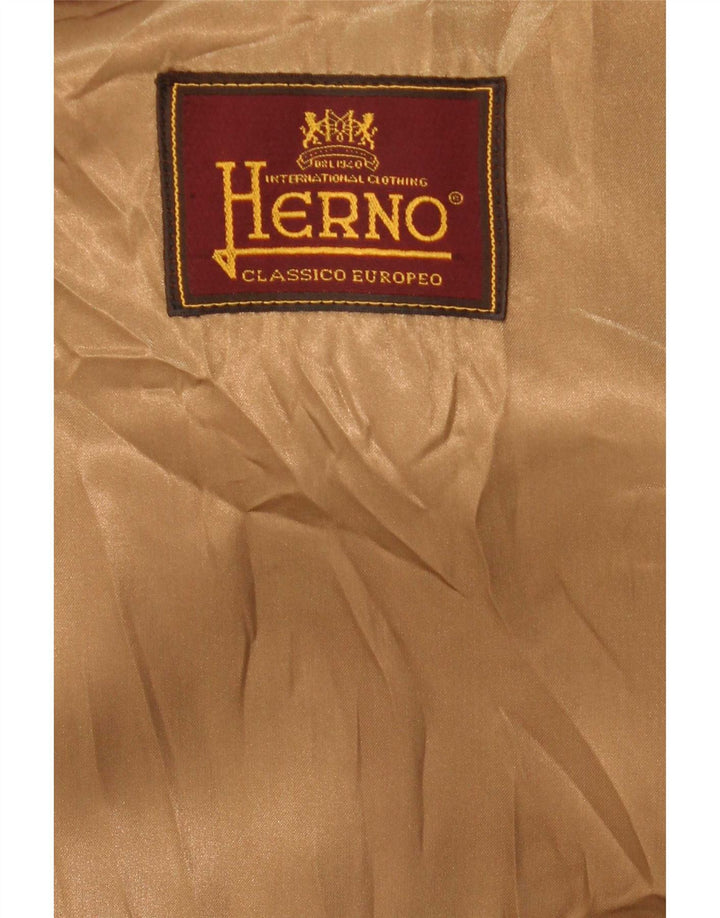 Sobretudo masculino Herno IT 52 XL lã bege
