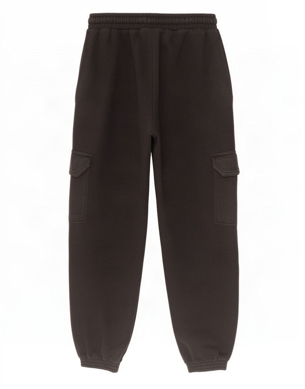 Adidas Womens Cargo Tracksuit Calças Joggers UK 4 XS Algodão Preto