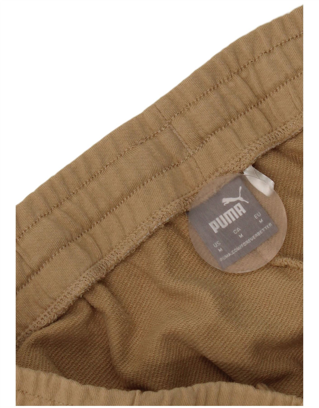 Calça de treino feminina Puma Joggers UK 14 Médio Bege