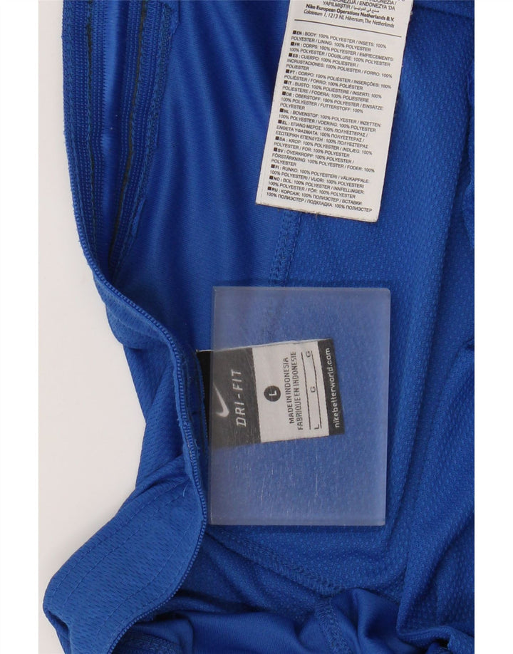 Nike Mens Dri Fit Sport Shorts Grande Azul Poliéster