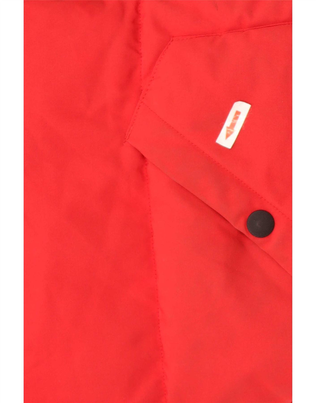 Jaqueta masculina acolchoada com capuz Marks & Spencer Reino Unido 38 bloco colorido vermelho médio