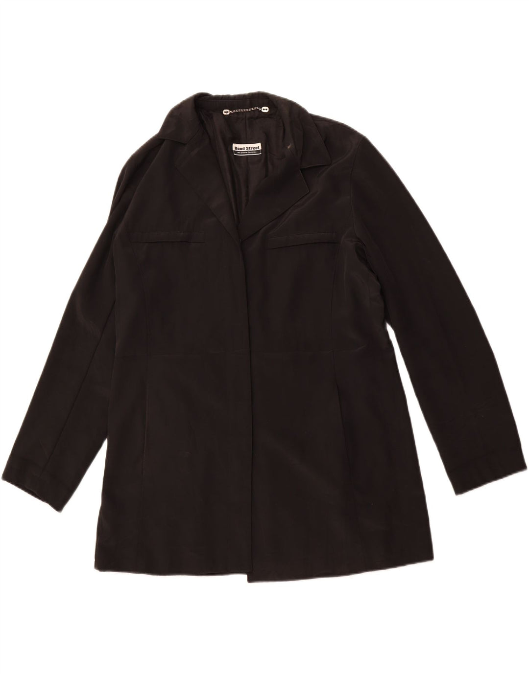 Jaqueta blazer Longline feminina BOND STREET IT 48 XL poliéster preto