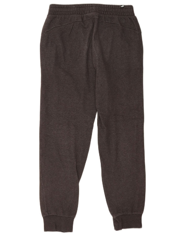 Calça de treino masculina Puma Joggers pequeno algodão cinza