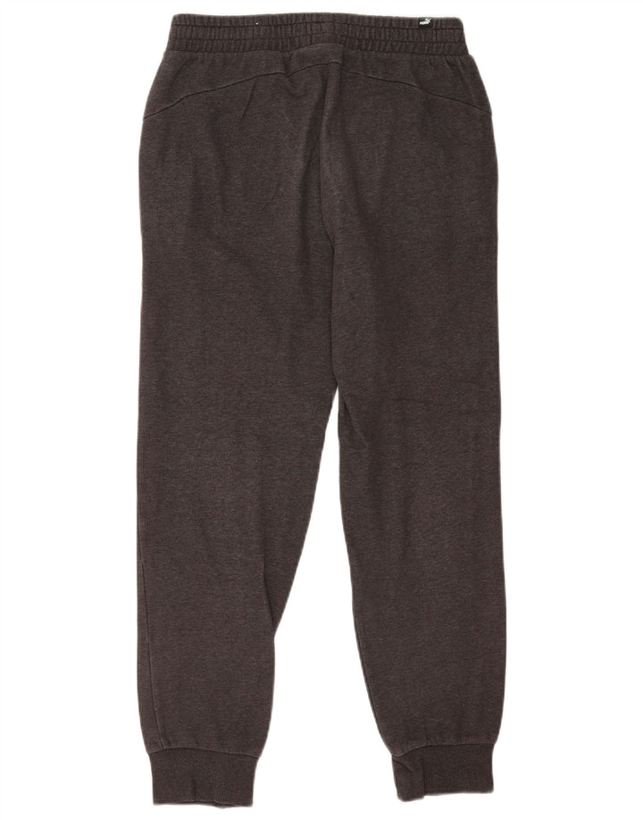 Calça de treino masculina Puma Joggers pequeno algodão cinza