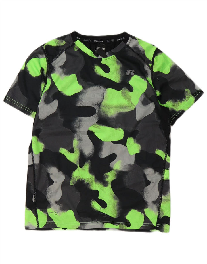 Camiseta RUSSELL ATLÉTICA para meninos 10-11 anos grande multicolorida