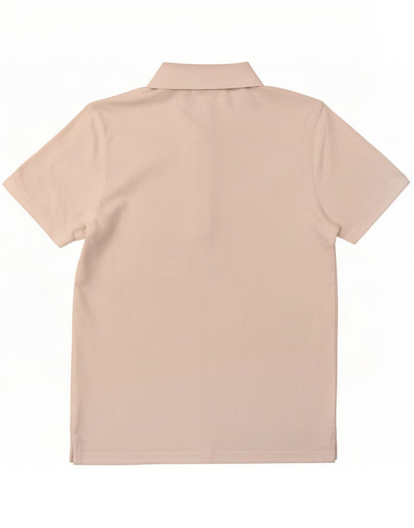 Camisa polo masculina Lyle & Scott de algodão branco médio